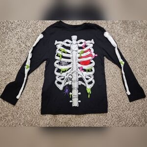 Kids Skeleton Long Sleeve Shirt